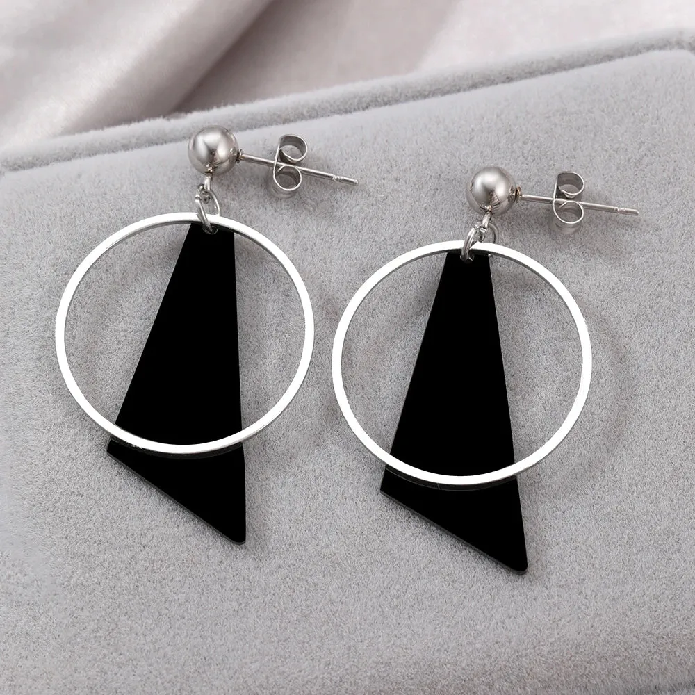 Chic Geometric Statement Earrings