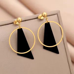 Chic Geometric Statement Earrings