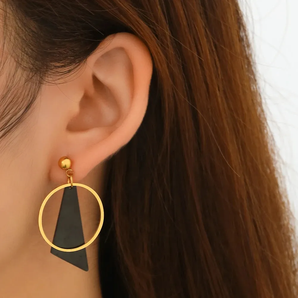 Chic Geometric Statement Earrings
