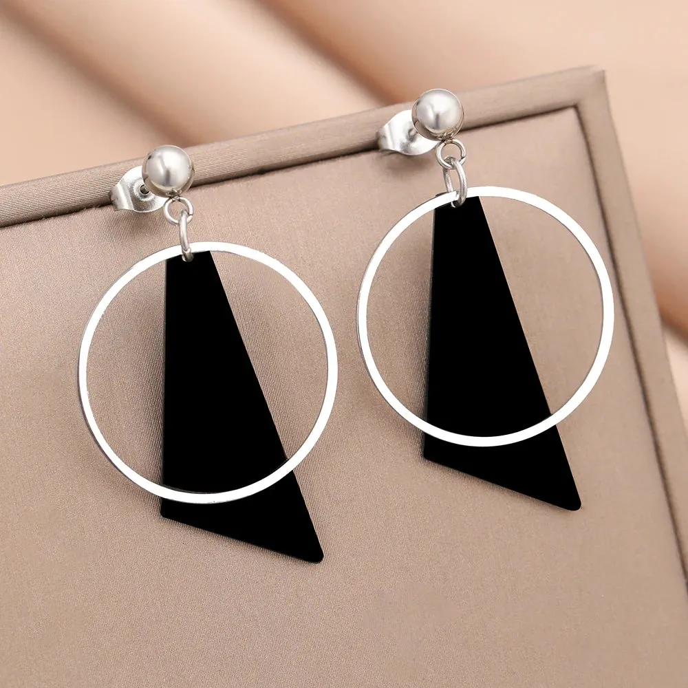Chic Geometric Statement Earrings