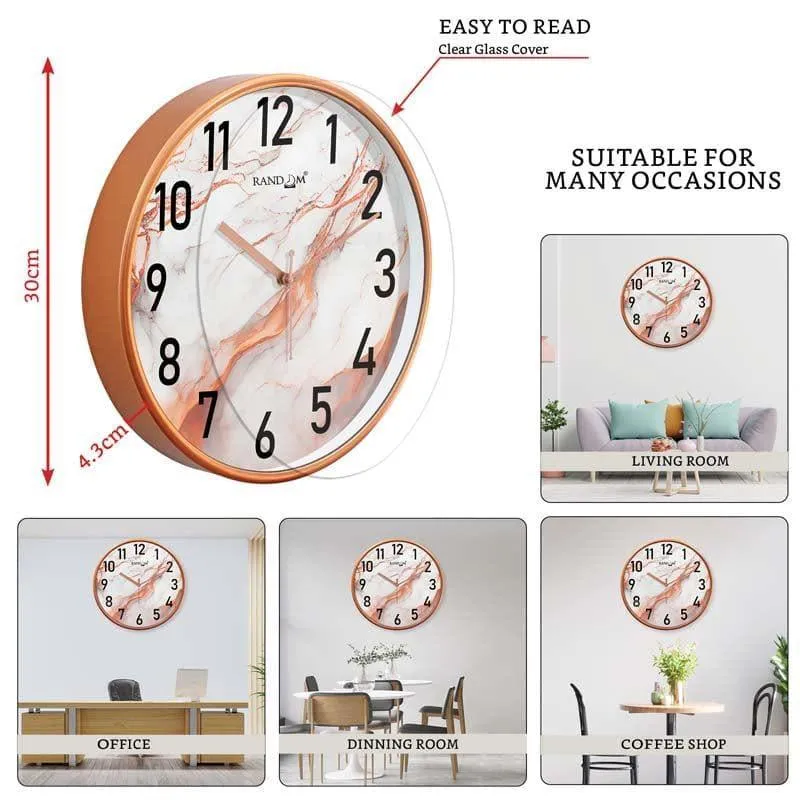 Chic Rosegold Wall Clock