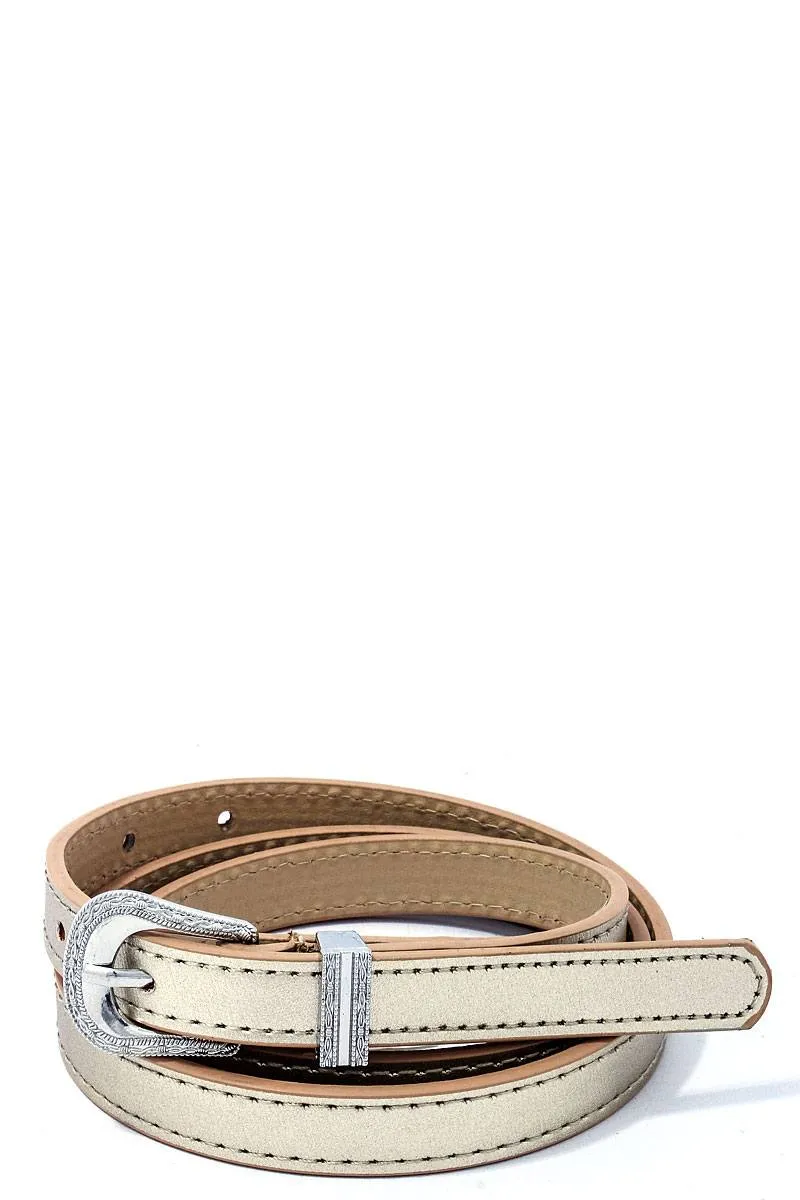 Chic Skinny Western Belt
