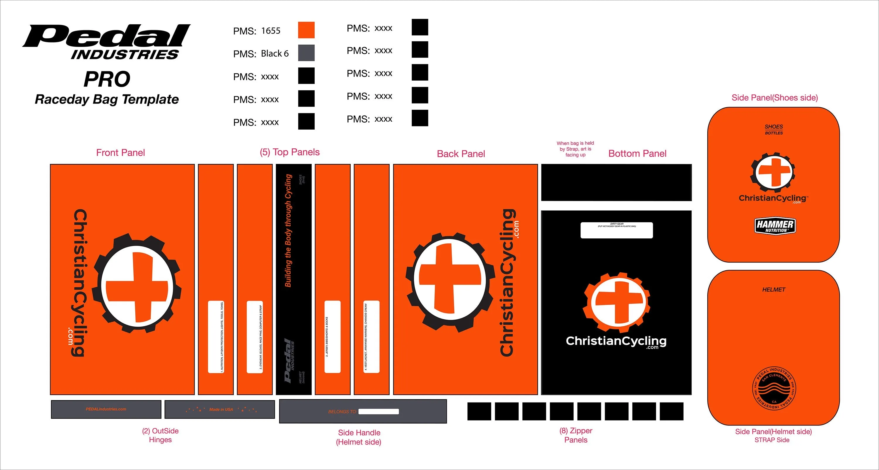 Christian Cycling 06-2019 RACEDAY BAG