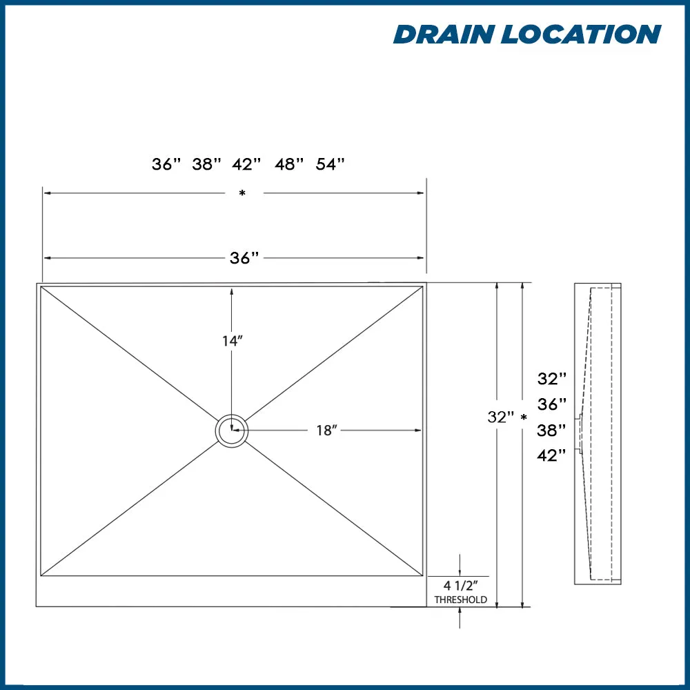 Classic Brown Sugar Small Alcove Shower Enclosure Kit
