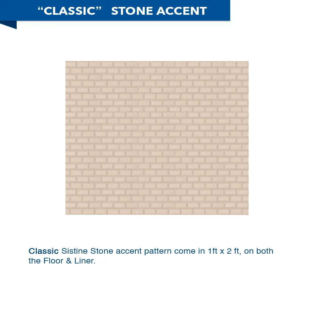 Classic Brown Sugar Small Alcove Shower Enclosure Kit