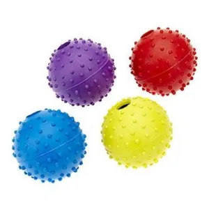 Classic Rubber Pimple Ball With Bell for Dogs