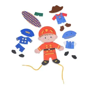 Classic World My Job - Boy - Lacing Toy
