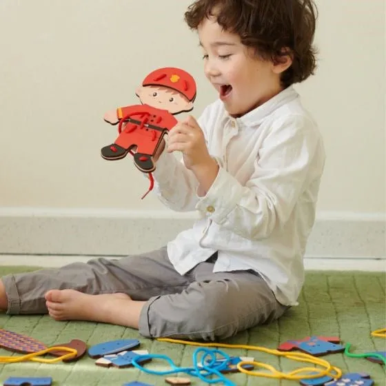 Classic World My Job - Boy - Lacing Toy
