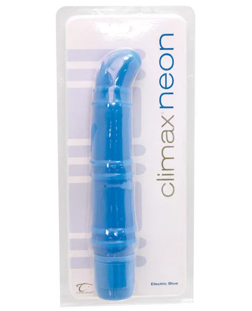 Climax Neon Vibrator - Electric Blue