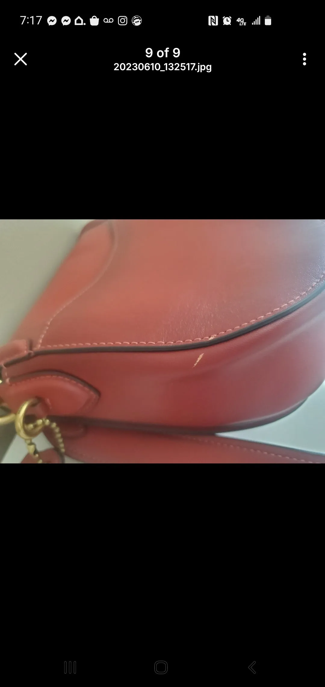 Coach Beat Saddle Bag