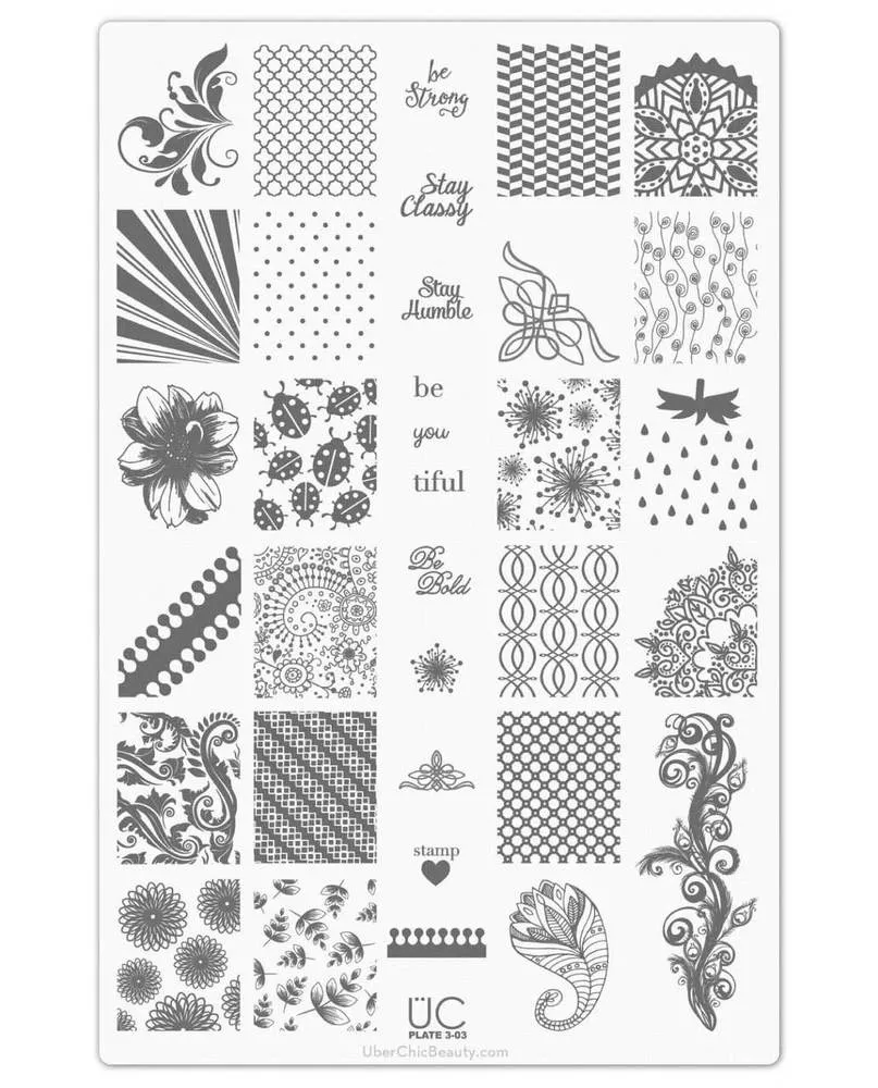 Collection 3 - Uber Chic Stamping Plates
