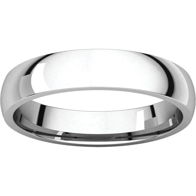 Comfort Fit Light Wedding Bands (IRL)