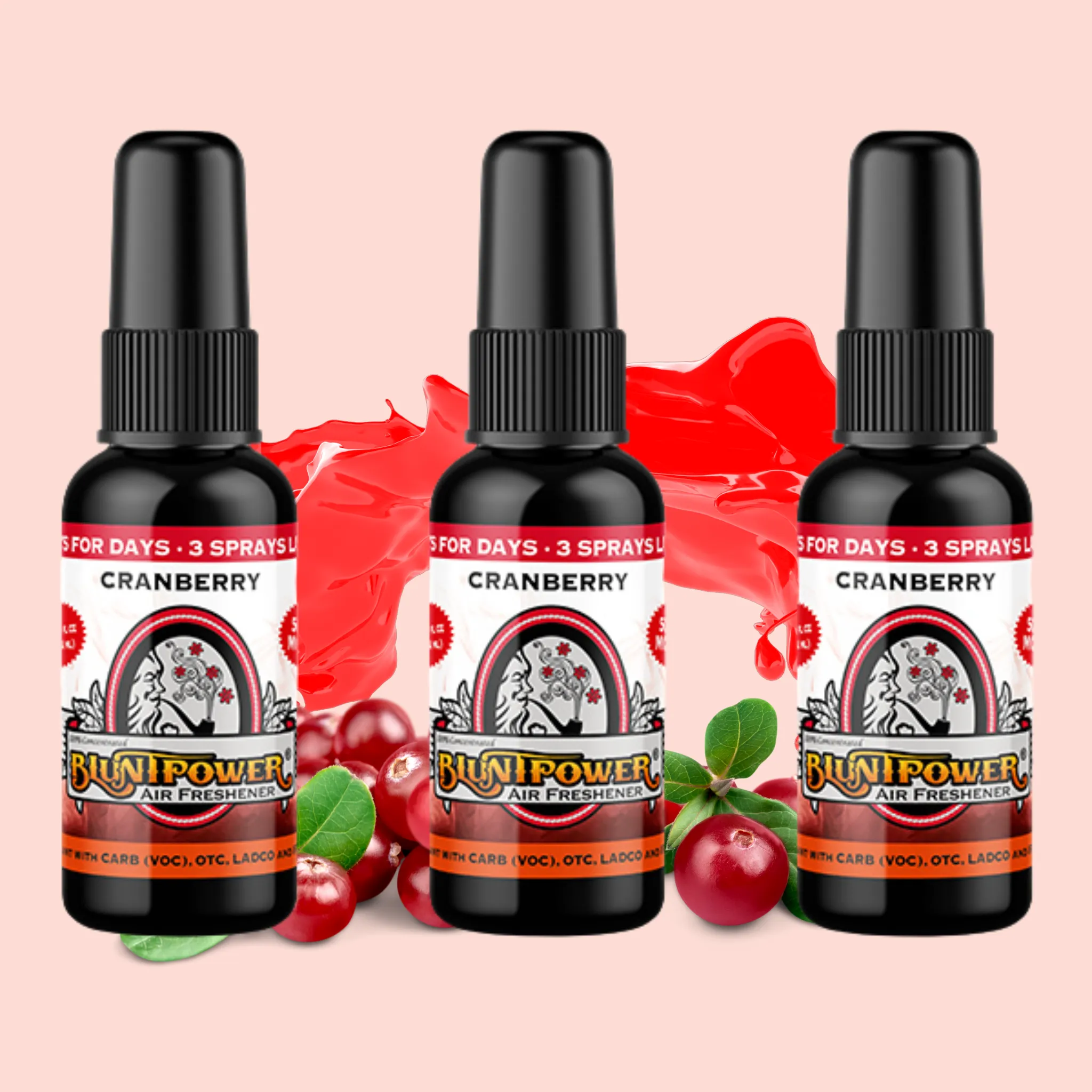 Cranberry Spray Air Freshener Bundle (3 Pack)