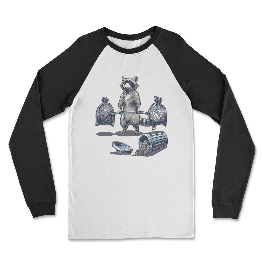 Deadlifting Raccoon Raglan (UK)