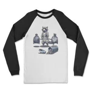 Deadlifting Raccoon Raglan (UK)