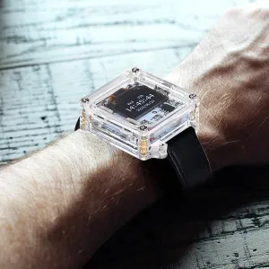 DIY Transparent Electronic Wristwatch ⌚
