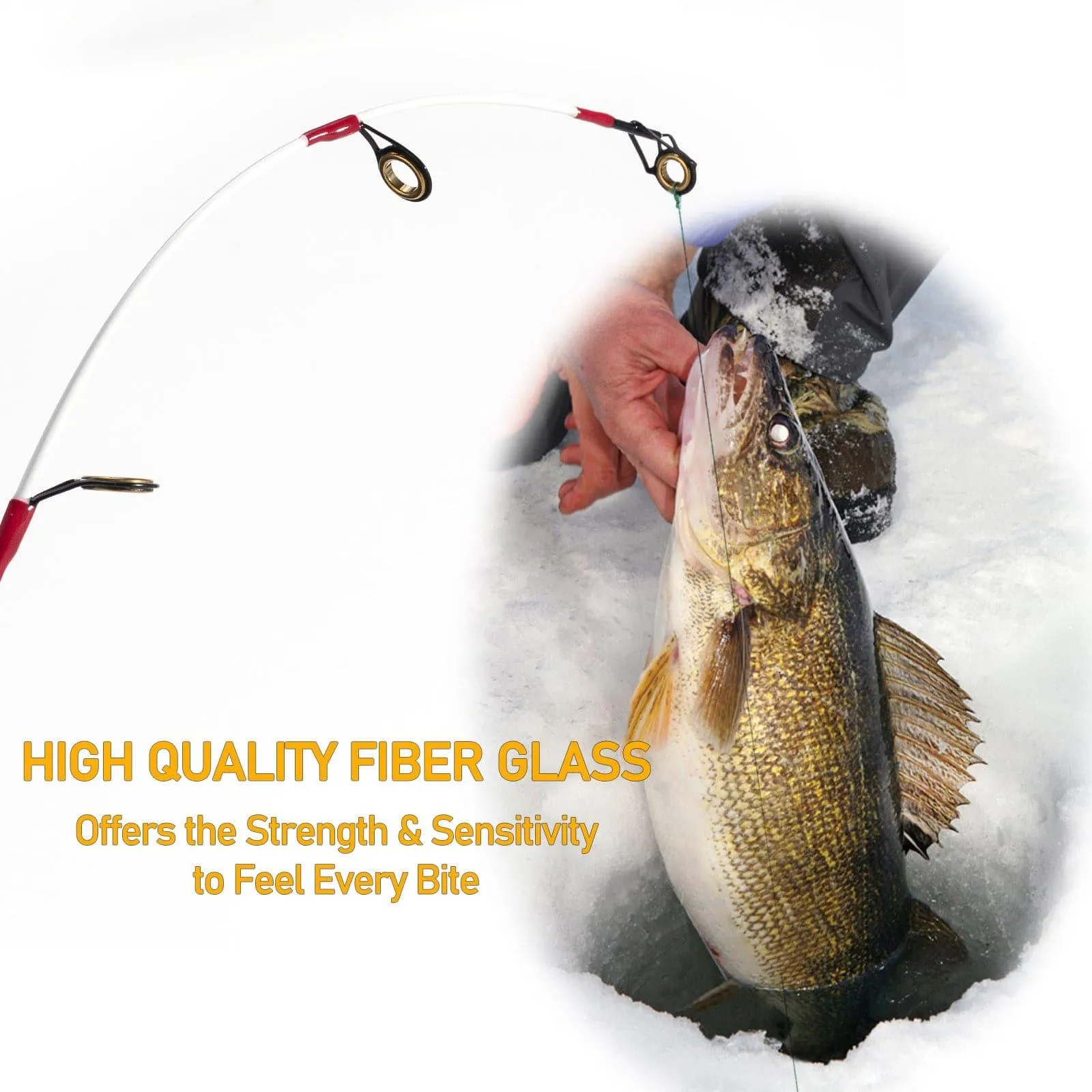 Dr.Fish 94pcs Ice Fishing Combo