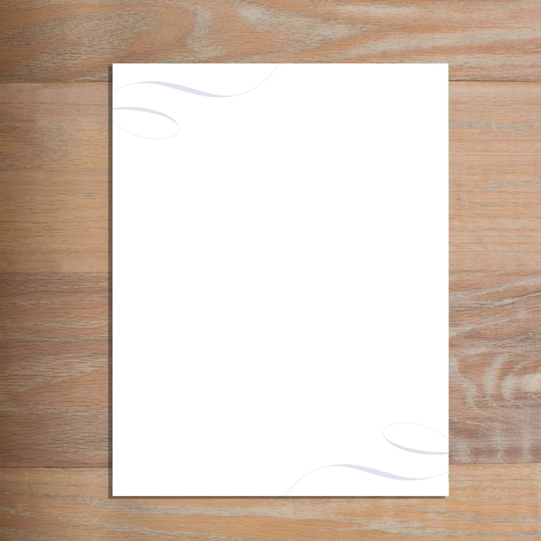 Elegant Script Custom Letterhead