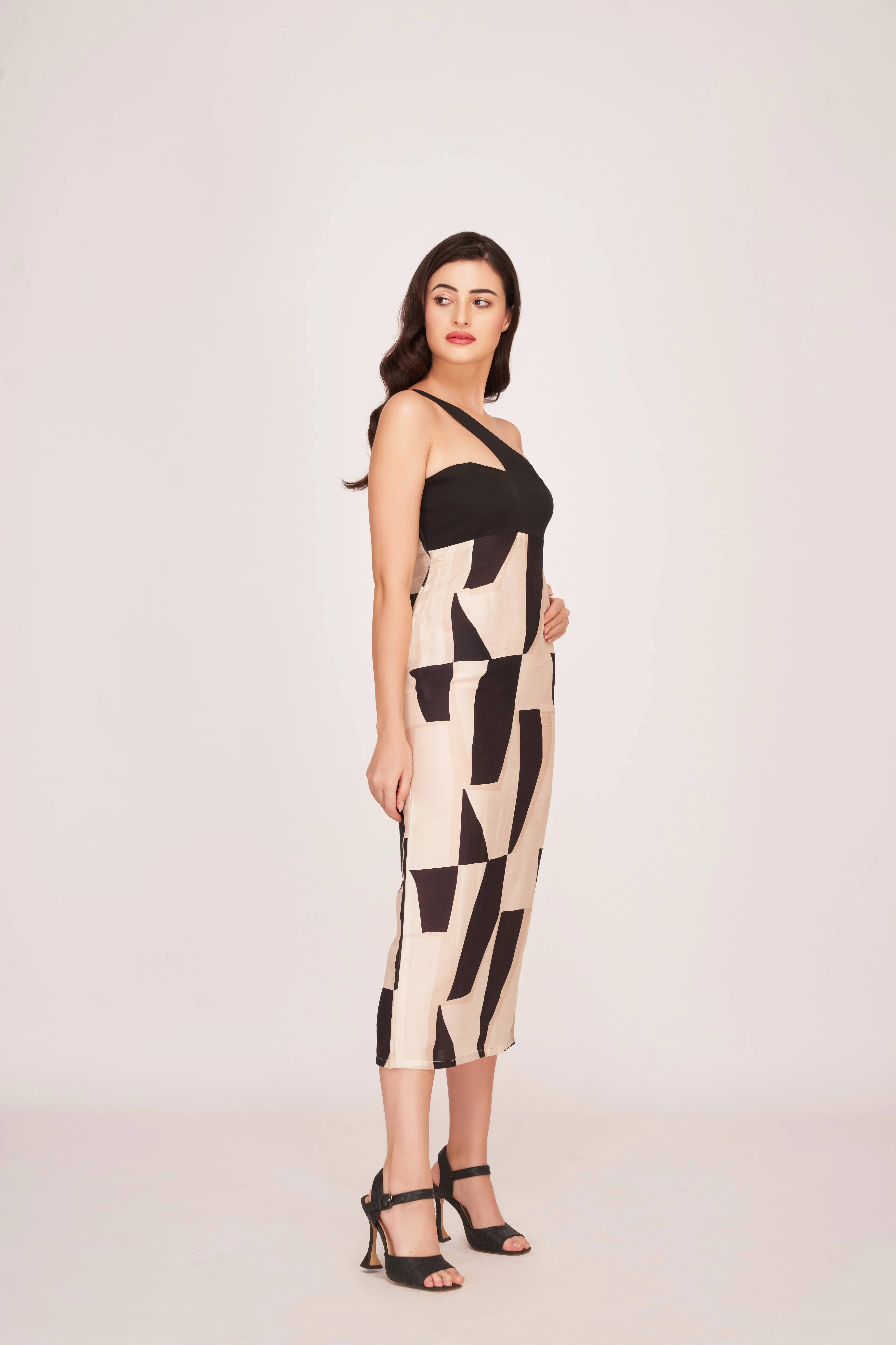 Eternal Chic Abstract Dress