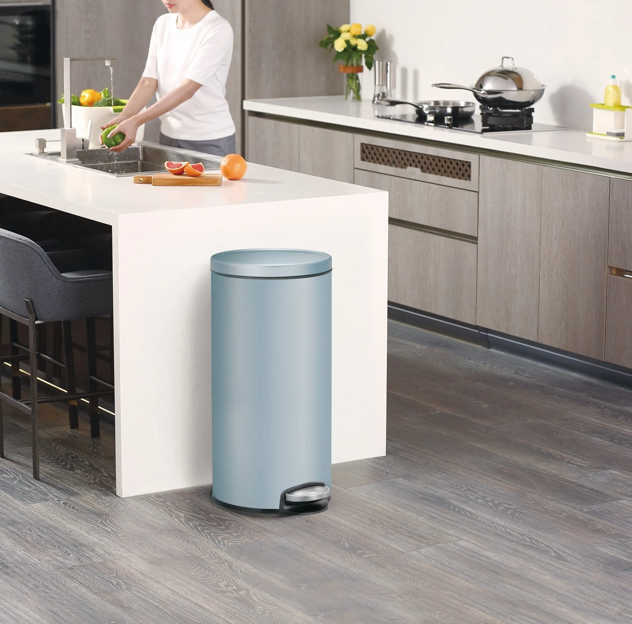Eva Kitchen Pedal Bin, 30L