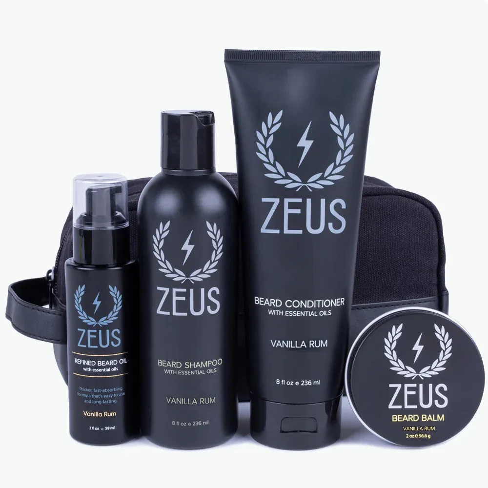 Everyday Beard Care Kit Refined Oil - Vanilla Rum