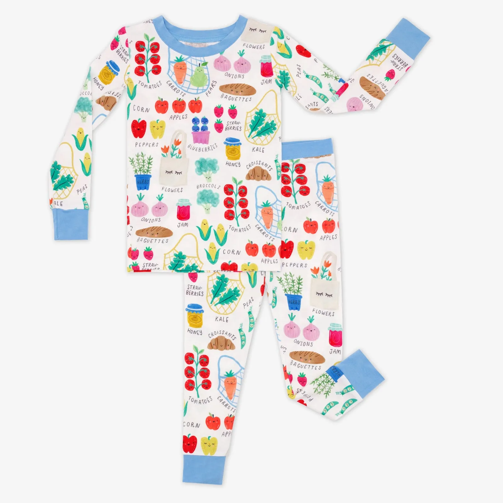 Farmers Market Two-Piece Pajama Set