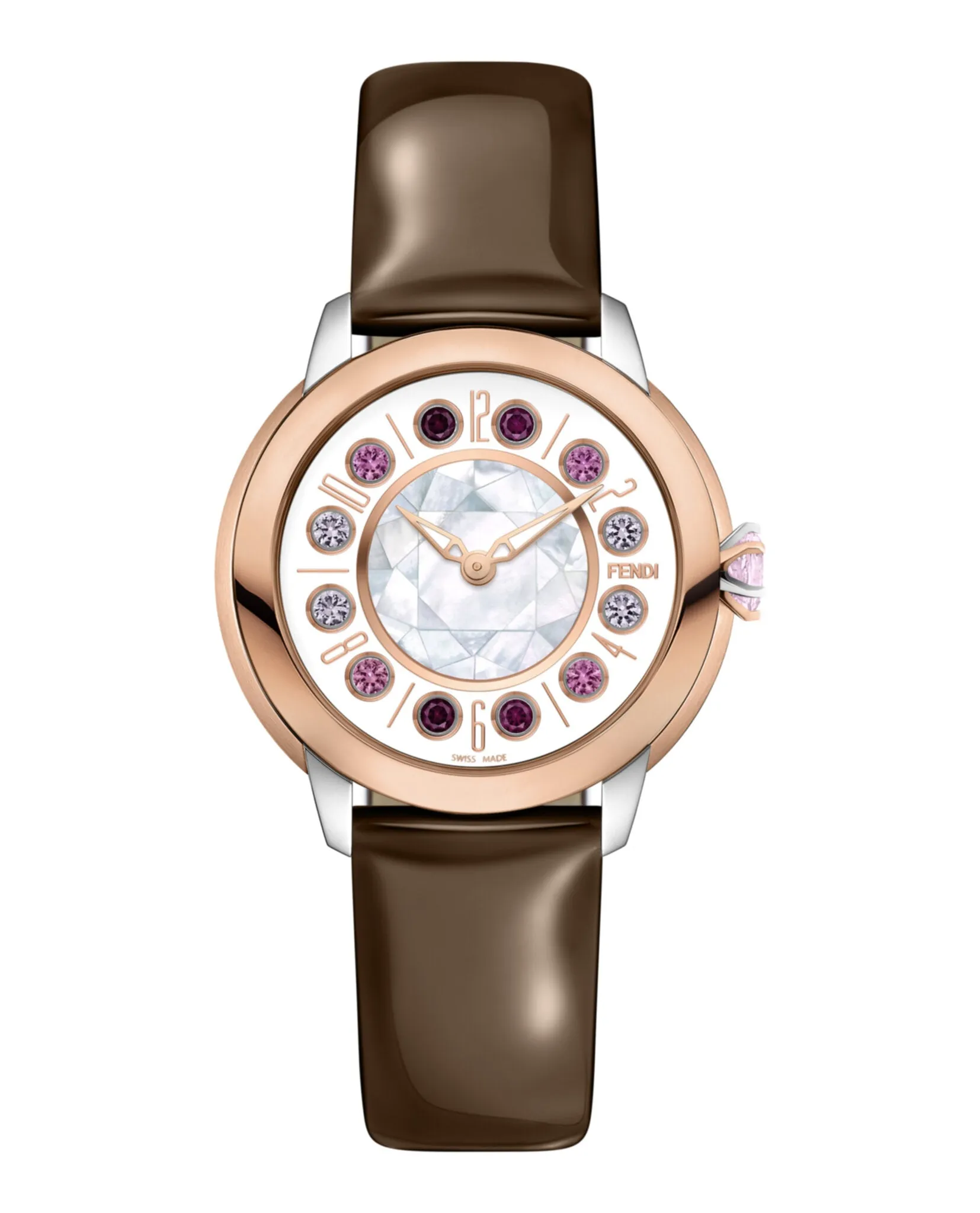 Fendi IShine Mother of Pearl Watch
