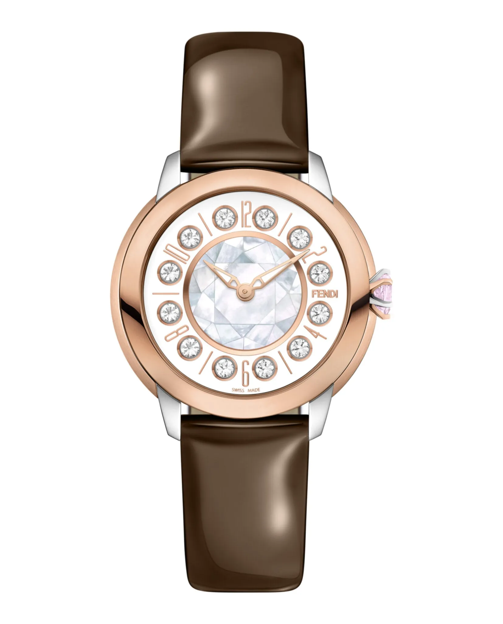 Fendi IShine Mother of Pearl Watch