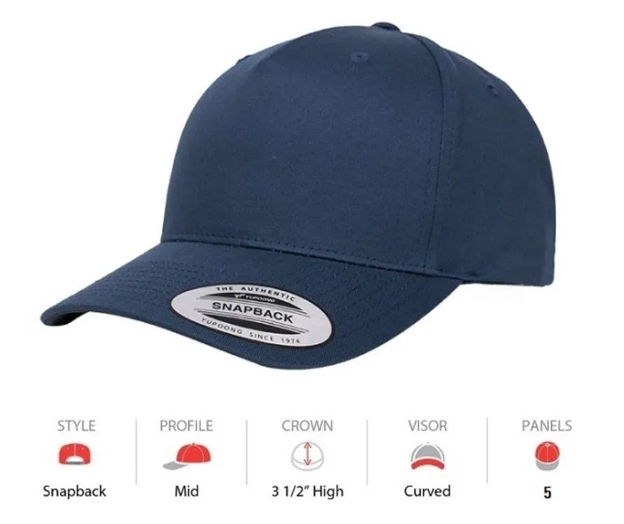 FLEXFIT 6607 Classic 5 Panel Cap