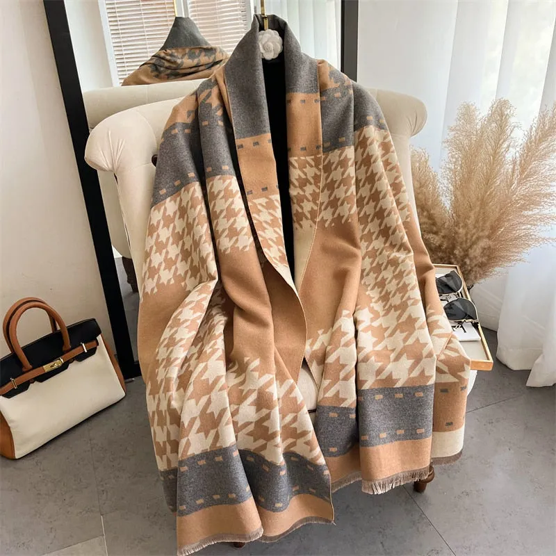 Floral Cashmere Scarf