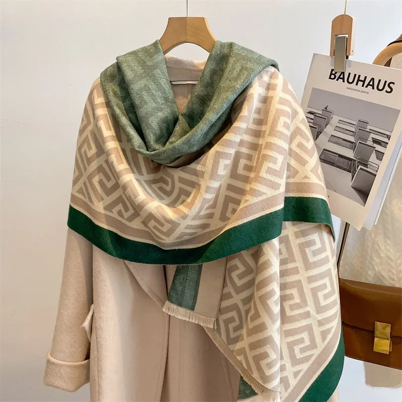 Floral Cashmere Scarf