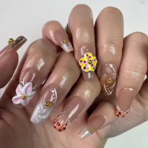 Floral Fantasy Nail Design