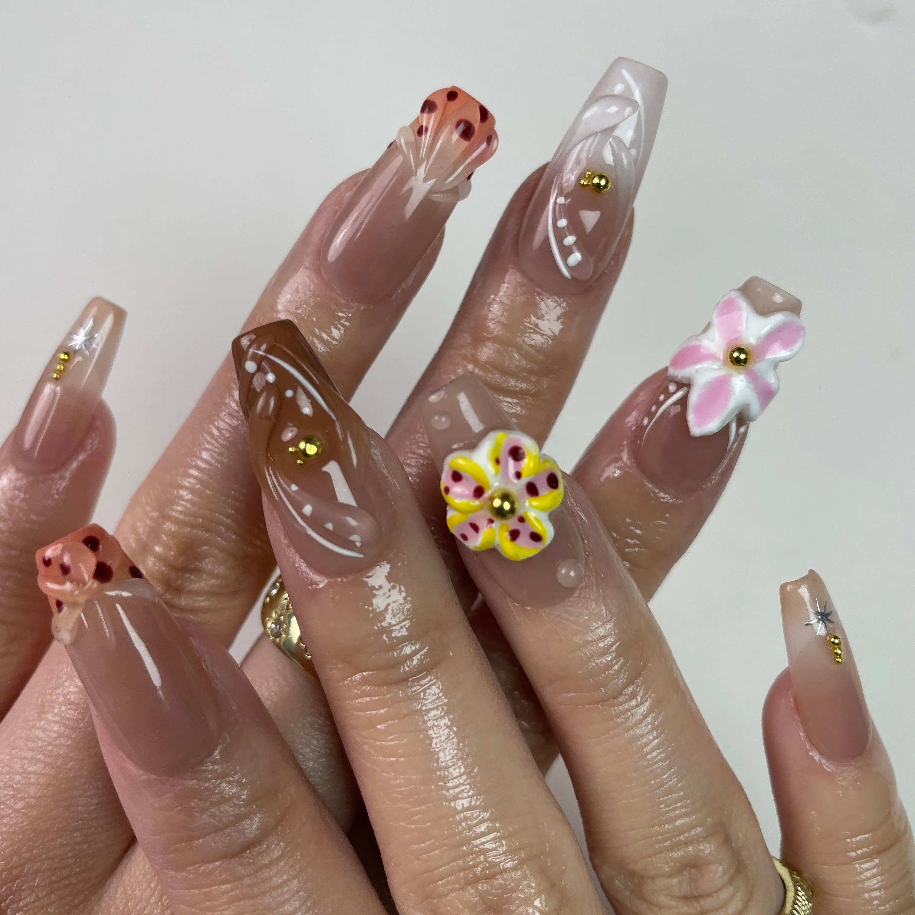 Floral Fantasy Nail Design