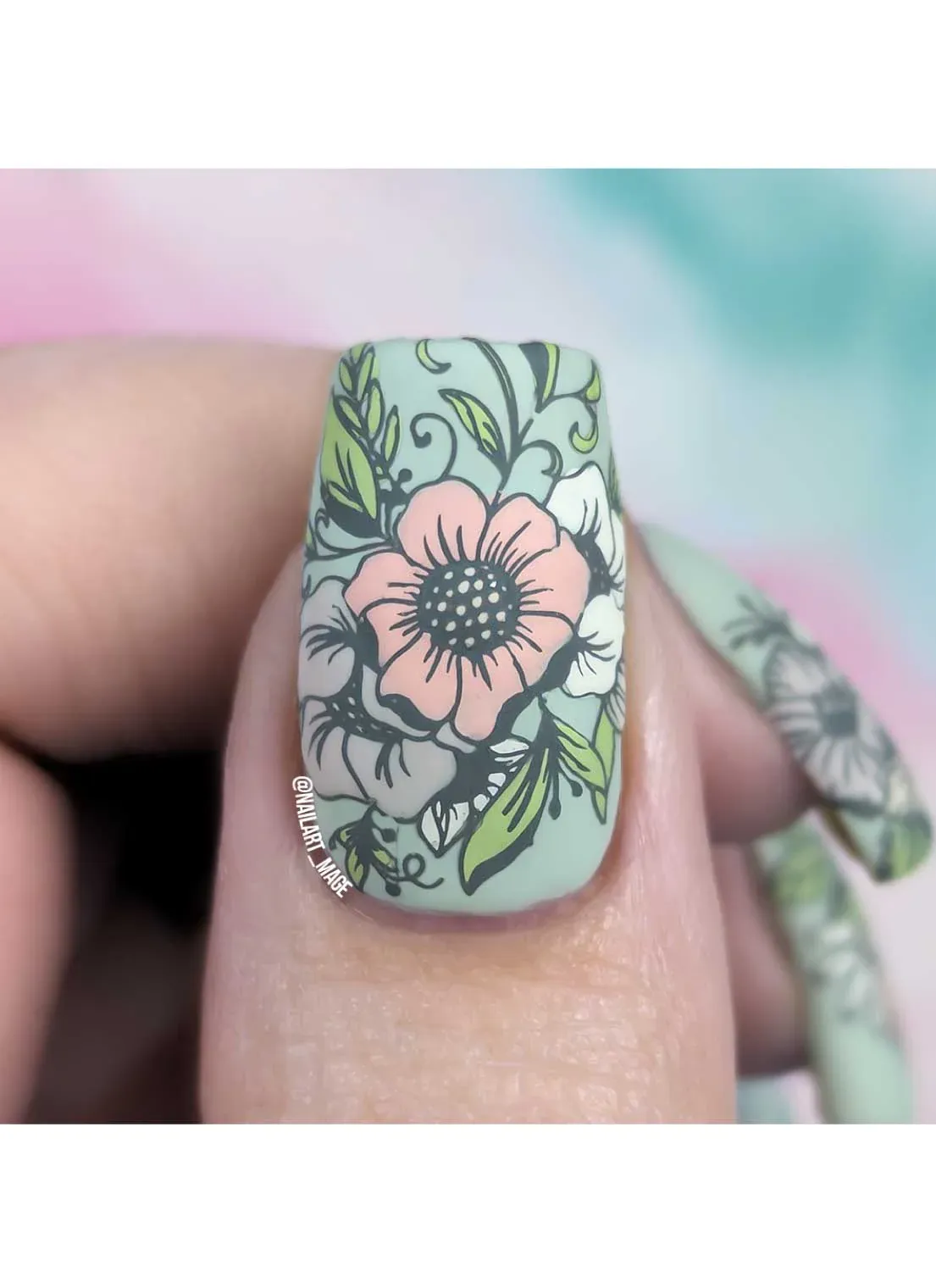 Flourishing Paradise - Uber Chic Mini Stamping Plate