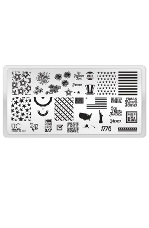Fourth of July - Uber Chic Mini Stamping Plate