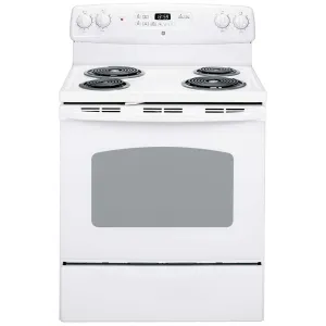 GE 30-inch Freestanding Electric Range JCBP240DMWW
