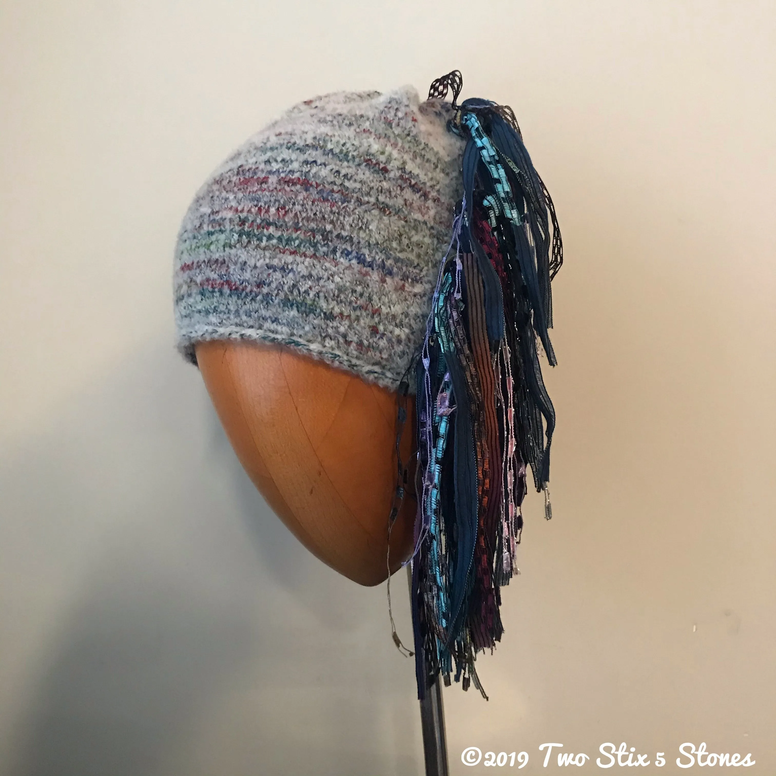 Grey Tweed Signature *Funky Chic Hat*