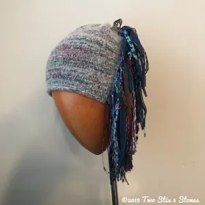 Grey Tweed Signature *Funky Chic Hat*