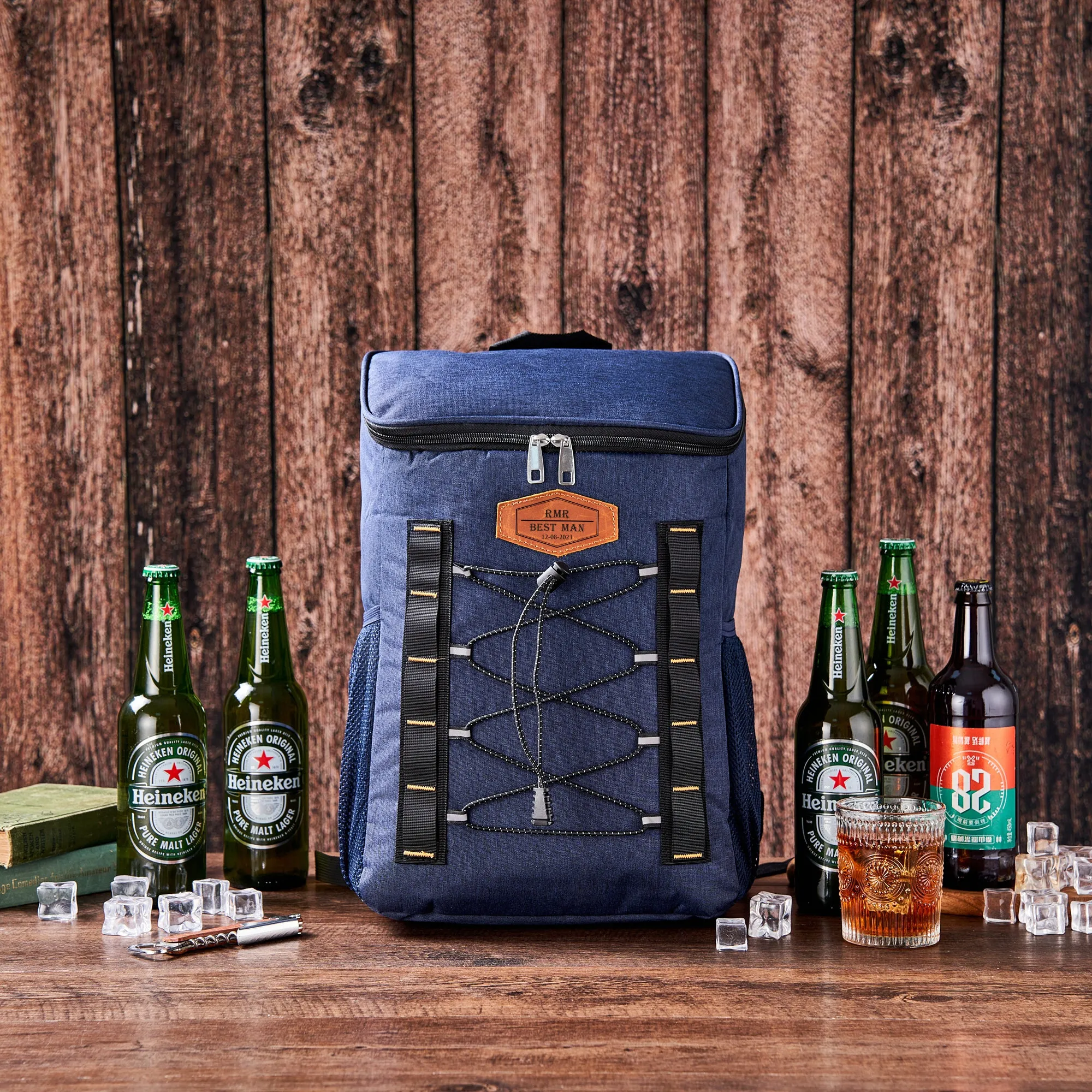 Groomsmen Gift, Personalized Gifts for Men, Custom Golf Beer Cooler, Lunch Cooler Backpack, Insulated Bag