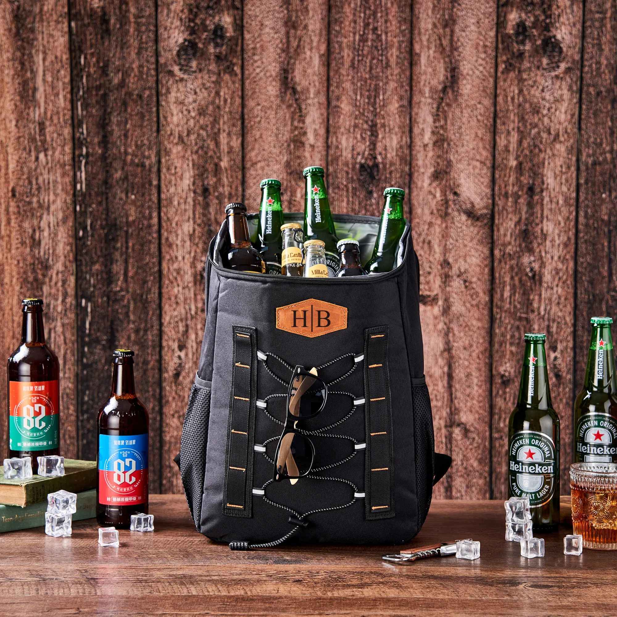 Groomsmen Gift, Personalized Gifts for Men, Custom Golf Beer Cooler, Lunch Cooler Backpack, Insulated Bag