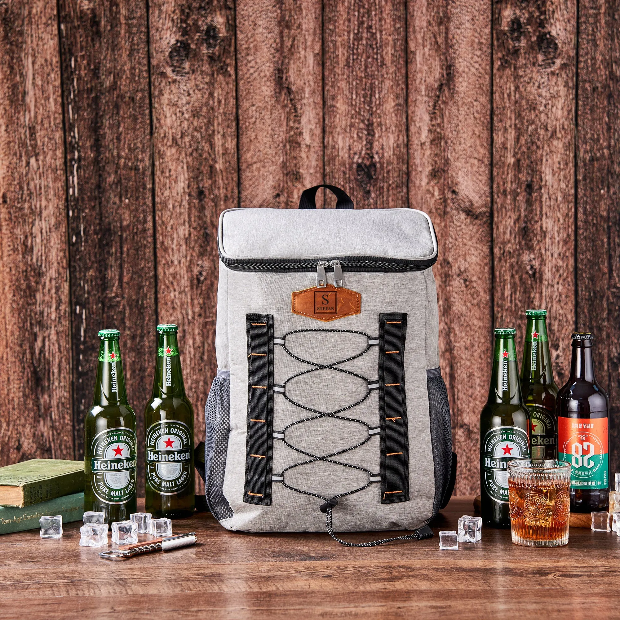 Groomsmen Gift, Personalized Gifts for Men, Custom Golf Beer Cooler, Lunch Cooler Backpack, Insulated Bag