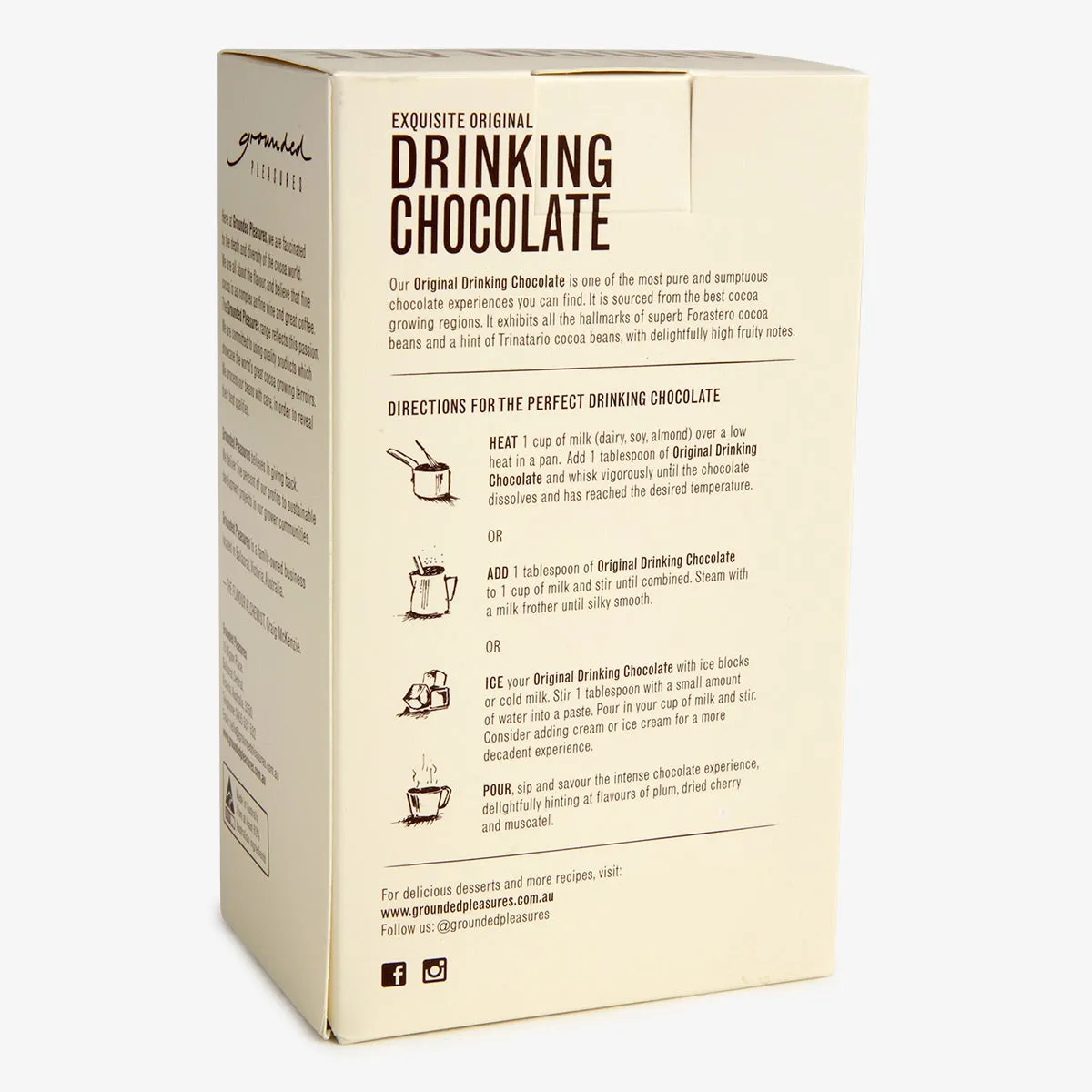 Grounded Pleasures Drinking Chocolate (Original)