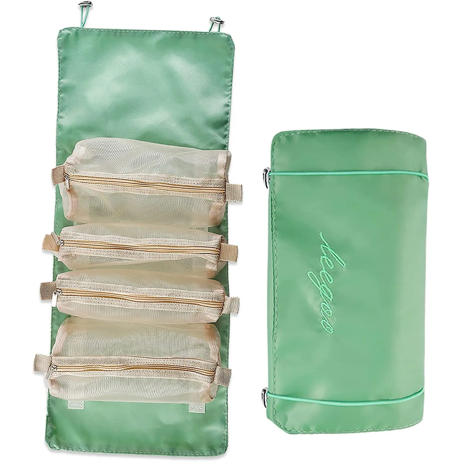 Hanging Roll-Up Makeup Bag