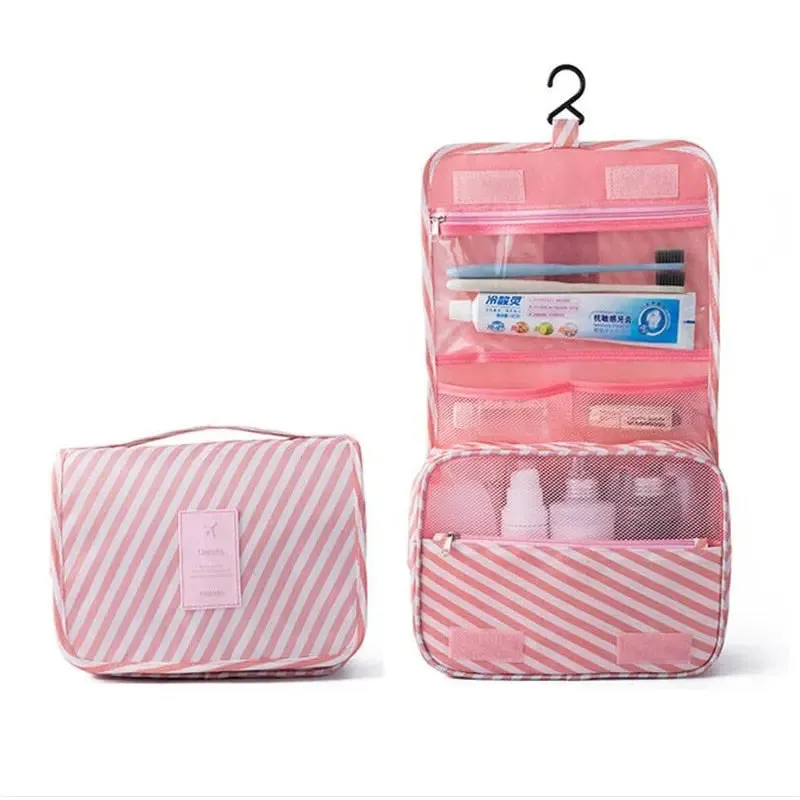 High Capacity Makeup Bag Travel Cosmetic Bag (Waterproof)