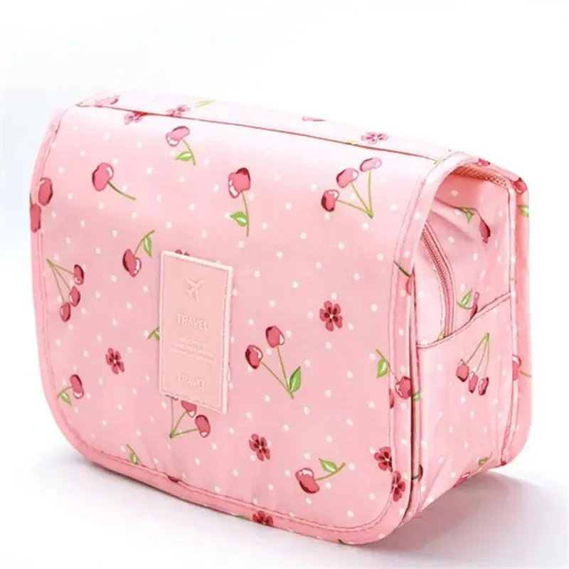 High Capacity Makeup Bag Travel Cosmetic Bag (Waterproof)