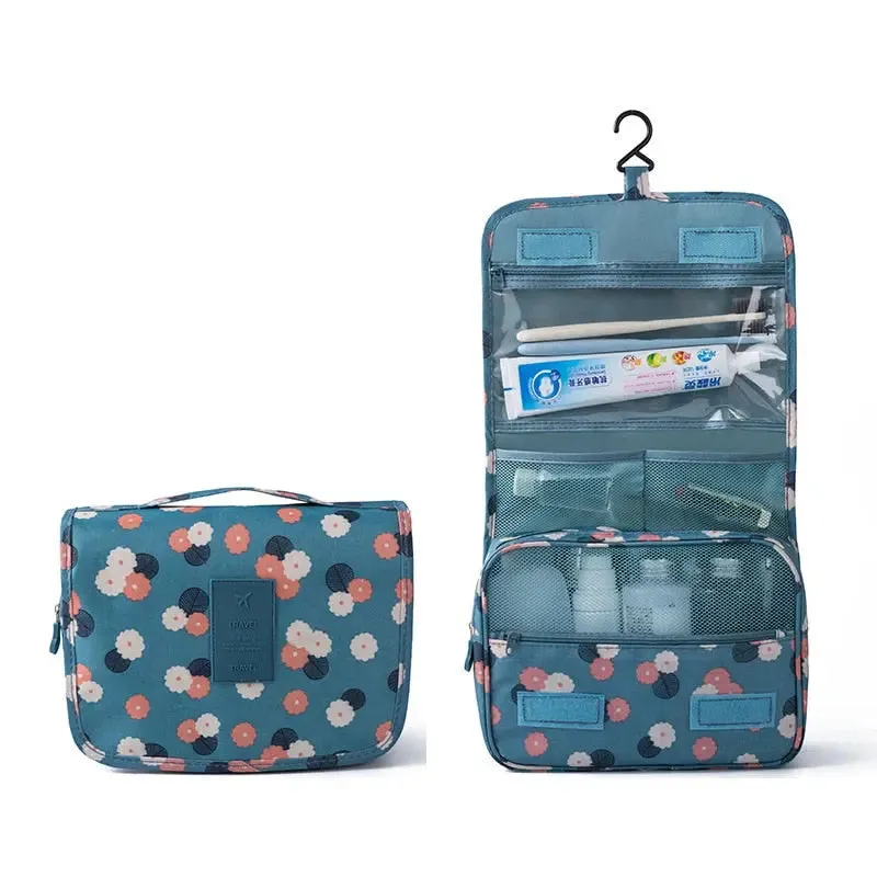 High Capacity Makeup Bag Travel Cosmetic Bag (Waterproof)