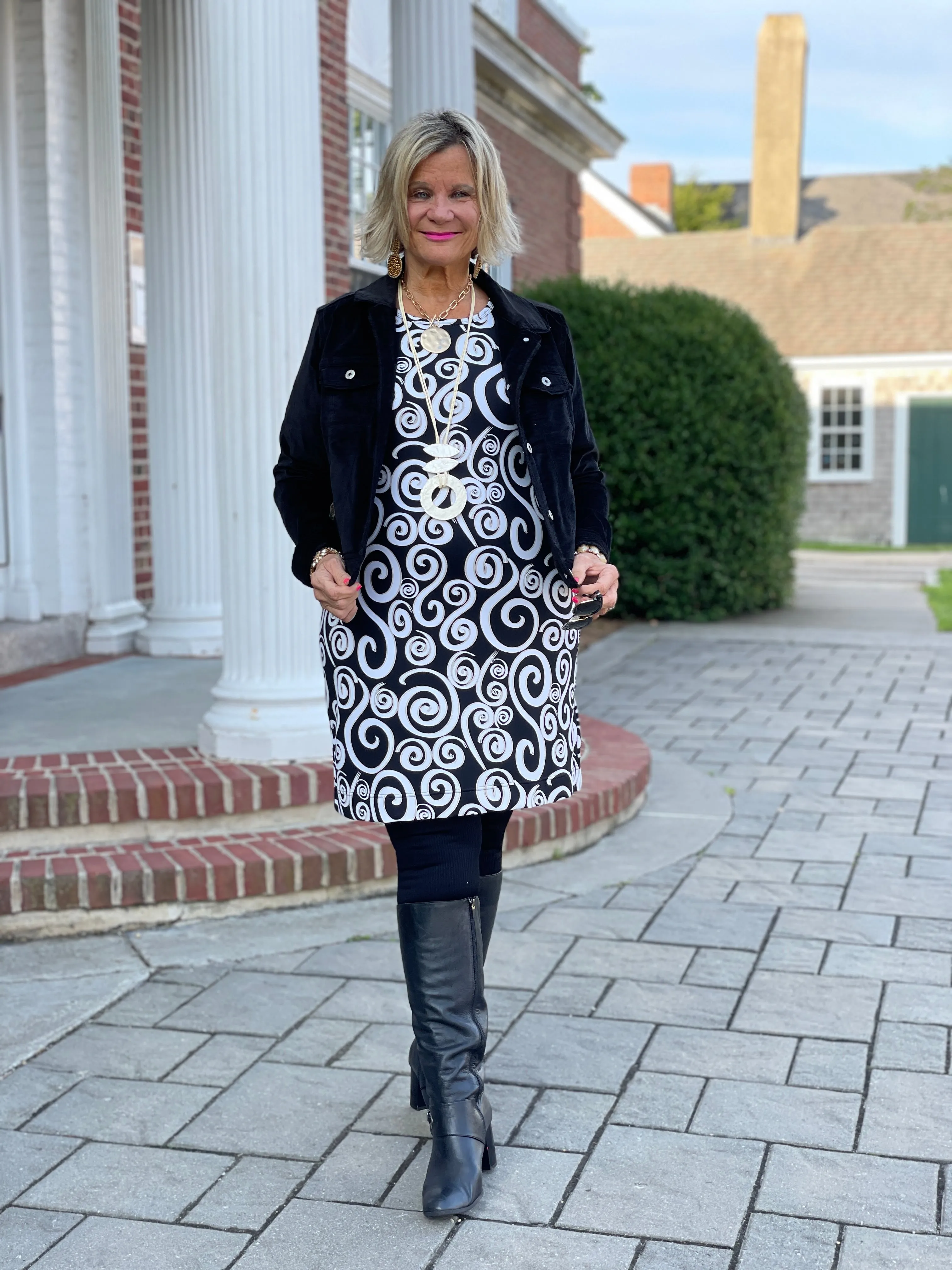 INFINITY CHIC SLEEVE DRESS