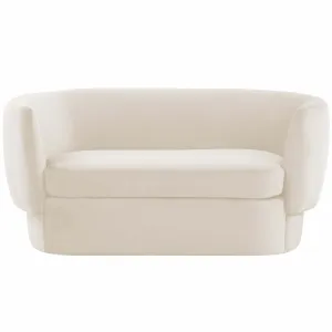 Isabella  Loveseat, Cream