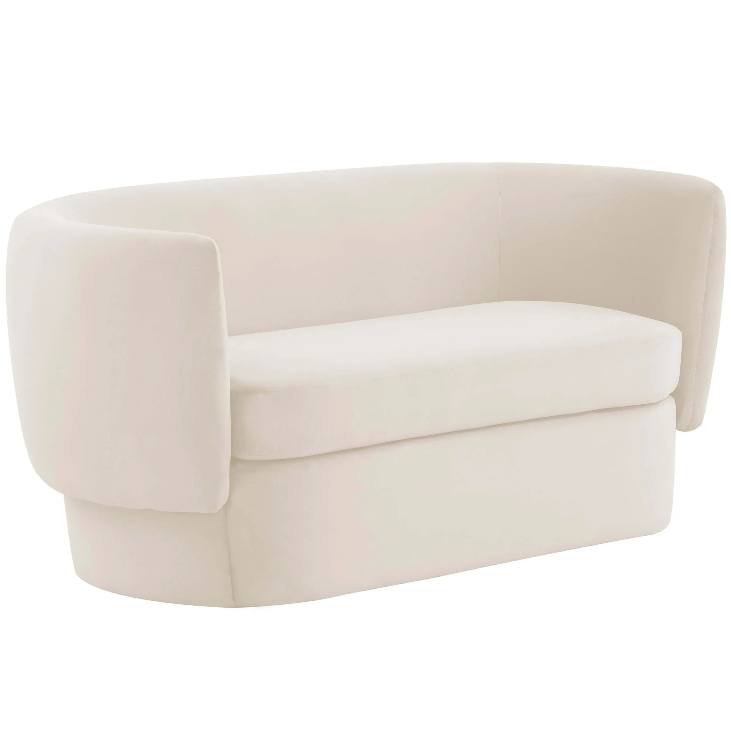 Isabella  Loveseat, Cream