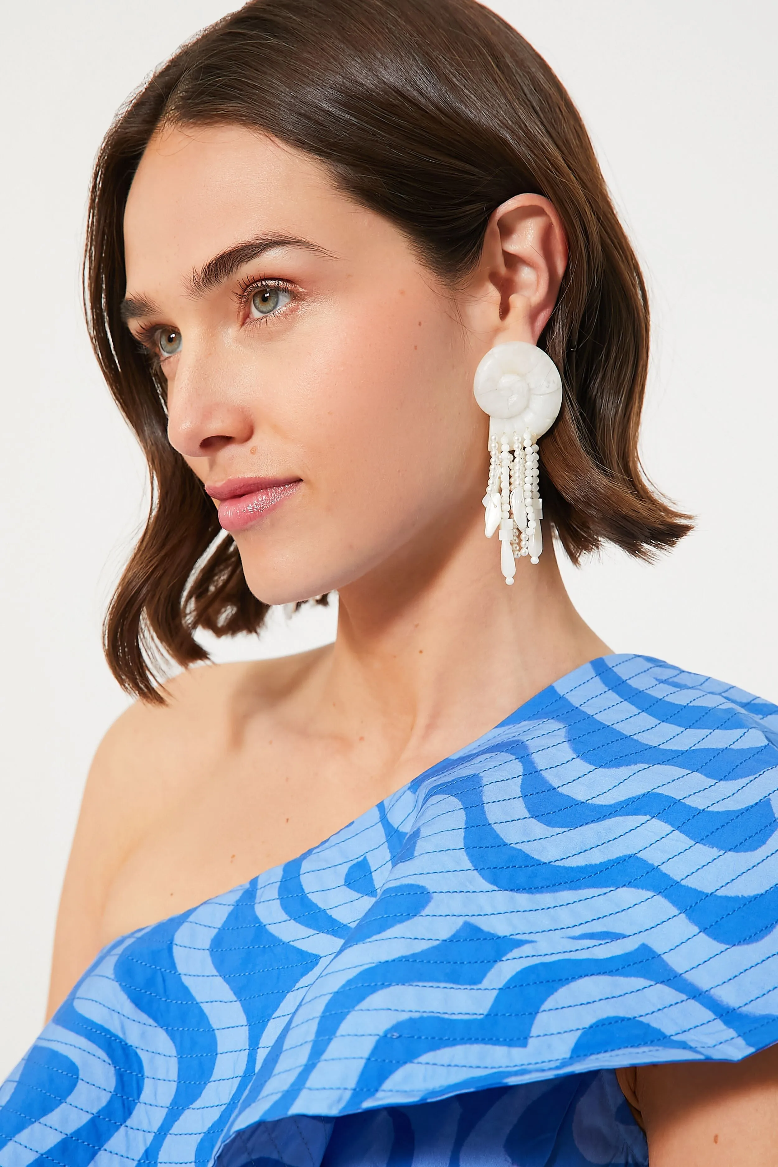 Ivory Shelly Earrings